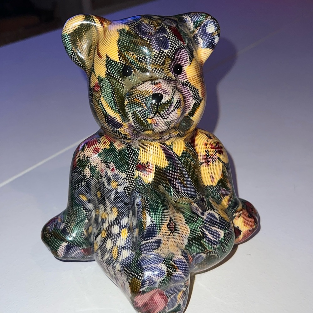 Vintage Decoupage Joan Baker Bear